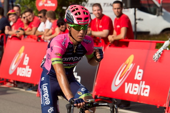 Conti ha logrado la mejor victoria de su carrera en Urdazubi. (Iñigo URIZ / ARGAZKI PRESS)