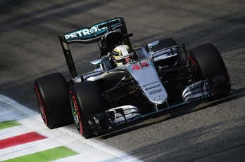 Lewis Hamilton ha vuelto a ser el más rápido en la ronda de clasificación. (Gius¡eppe CACACE/AFP)