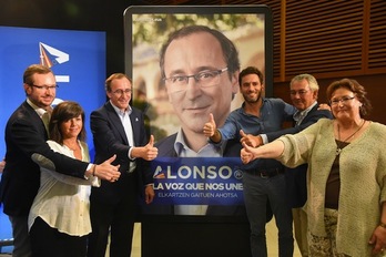 Acto de inicio de campaña del PP, en Donostia. (Andoni CANELLADA/ARGAZKI PRESS)