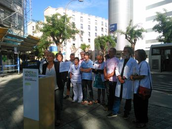 EH Bilduk osasun arreta on baten garrantzia nabarmendu du. (@EHBildu)