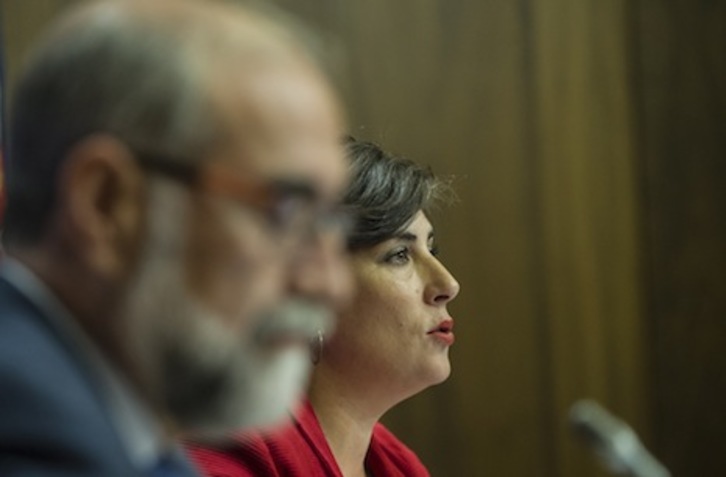 María Solana ha señalado que los tuits de la polémica contienen «una ironía clara». (Jagoba MANTEROLA/ARGAZKI PRESS)