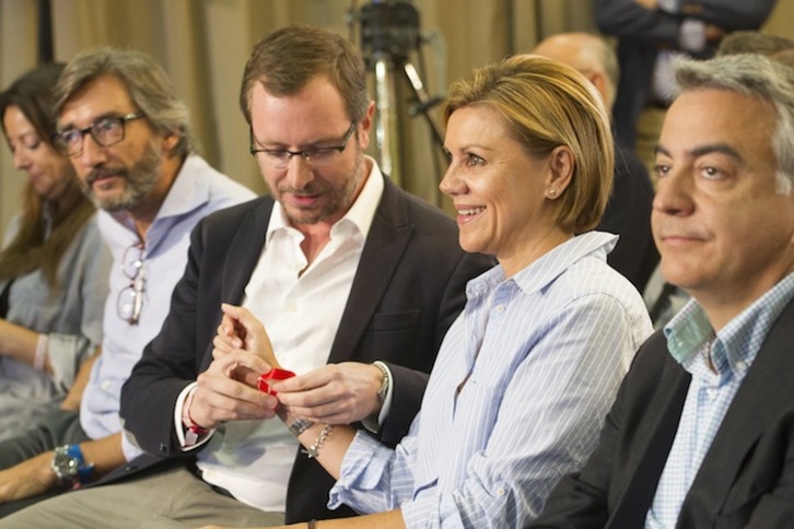 Javier Maroto ha sido el encargado de presentar el acuerdo. (Raúl BOGAJO/ARGAZKI PRESS)