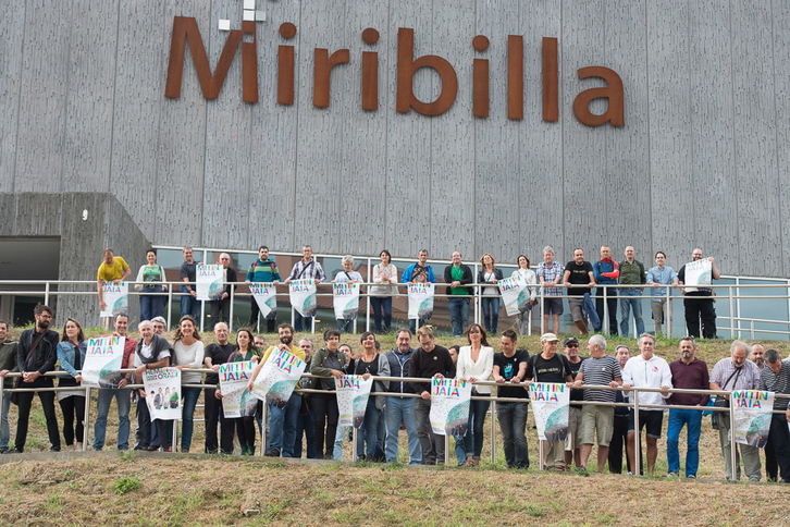 Larunbatean Miribillan egingo duten ekitaldia aurkeztu du EH Bilduk. (ARGAZKI PRESS)