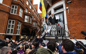 Assange lleva desde 2012 en la Embajada de Ecuador en Londres. (Jack TAYLOR/AFP)