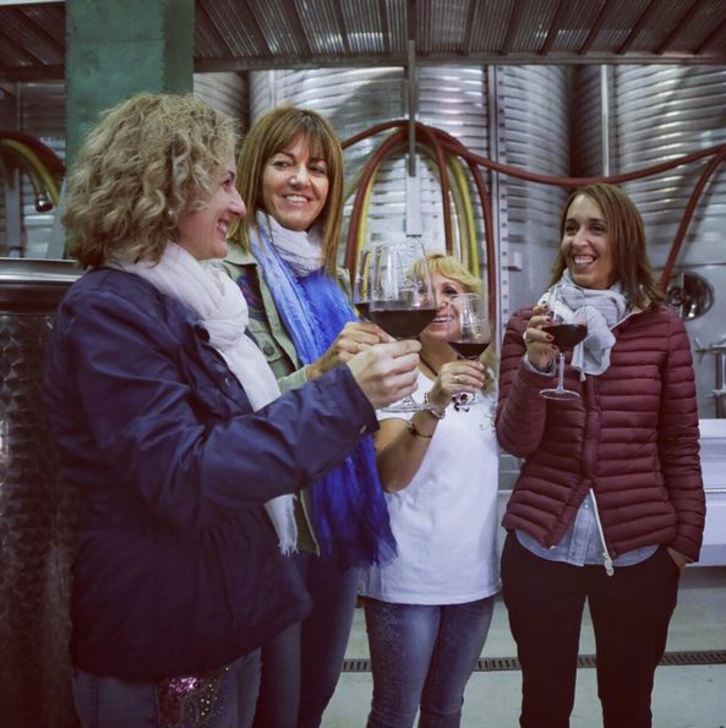 Idoia Mendia, en Samaniego. (@IdoiaMenia)