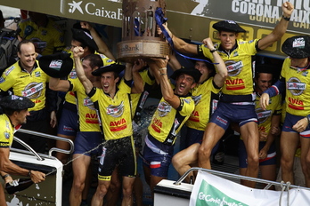 Urdaibai, campeona de la Liga San Miguel. (ARGAZKI PRESS)