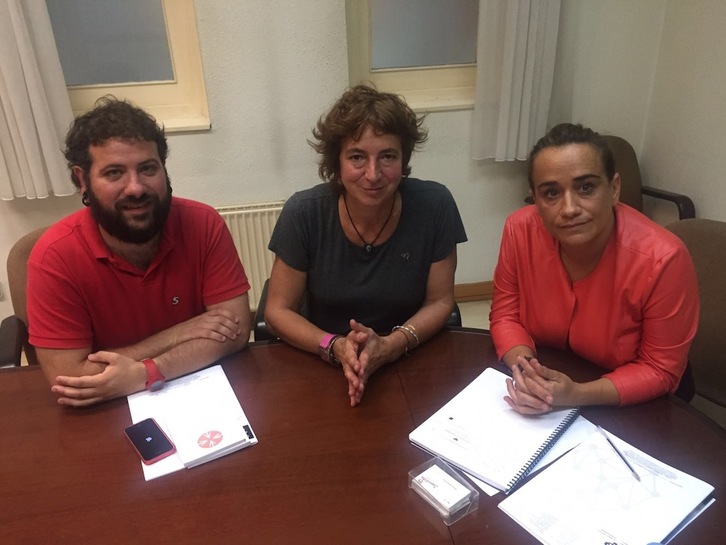 Sarek ‘Salatzen dut’ kanpaina aurkeztu dio PSEri. (SARE)