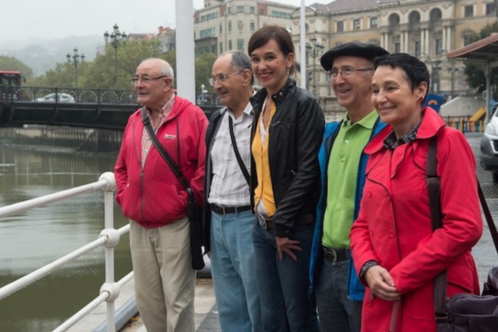 Pentsiodunekin bilkura egin du EH Bilduk Bilbon. (ARGAZKI PRESS)