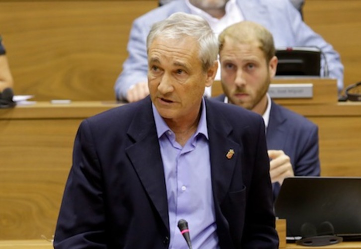 El consejero Aranburu respalda la intención de Osasuna de recomprar su patrimonio.