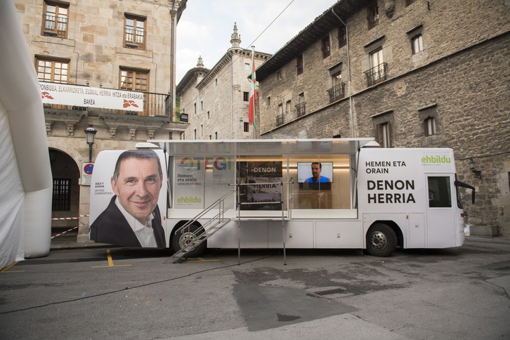 La campagne électorale s'est déroulée sans incidents. © Gorka RUBIO / Argazki Press