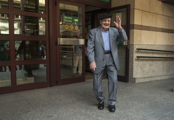 Luis Ortiz, a su salida del juzgado de Bilbo. (Monika DEL VALLE/ARGAZKI PRESS)