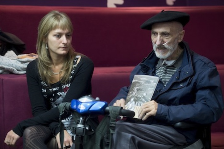 Un momento de la presentación del libro. (Iñigo URIZ/ARGAZKI PRESS)