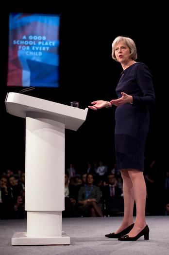 La primera ministra británica, Theresa May, en una imagen de archivo. (Oli SCARFF/AFP)