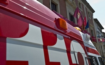 El Gobierno pretende que para 2020, el 80% de la población disponga de una ambulancia de emergencia en quince minutos. (Lander ARROYABE/ARGAZKI PRESS)
