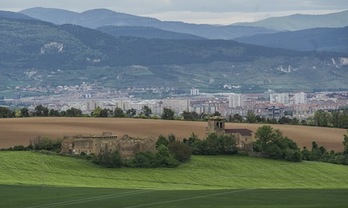 Vista de Gendulain, uno de los enclaves que forman parte del Ayuntamiento de la Cendea de Zizur. (Jagoba MANTEROLA/ARGAZKI PRESS)