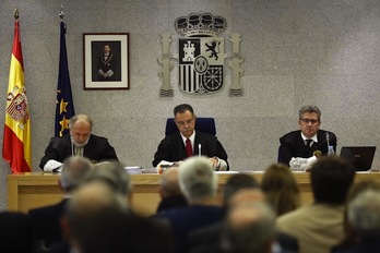 El tribunal que juzga el caso Gürtel. (Chema MOYA / AFP)