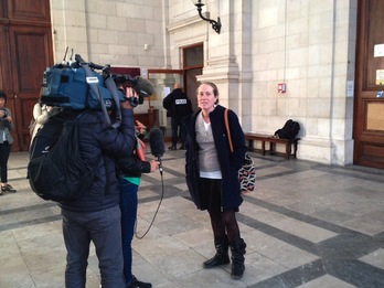 Emilie Martin, Paueko Auzitegian. (@ArgitxuDufau)