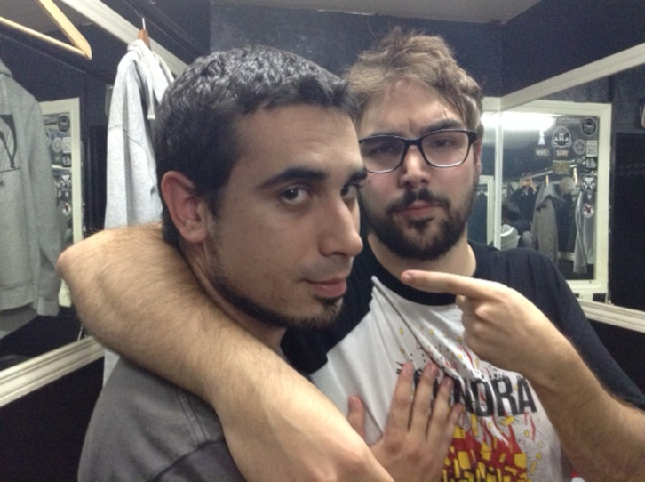 WillyLET y McEndesa, componentes de Sons of Aguirre.