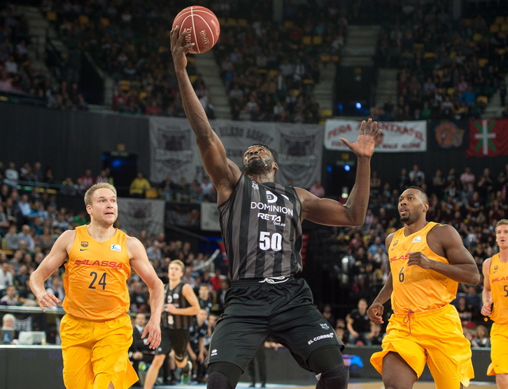 El Dominion Bilbao Basket sigue con el pleno de victorias. (Monika del VALLE/ARGAZKI PRESS)