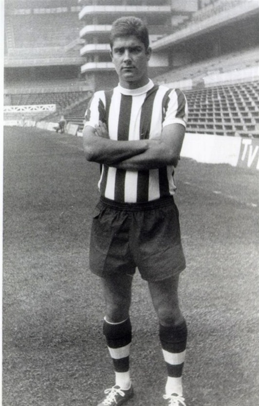 Koldo Etxeberria, en su época de jugador del Athletic. (www.athletic-club.eus)