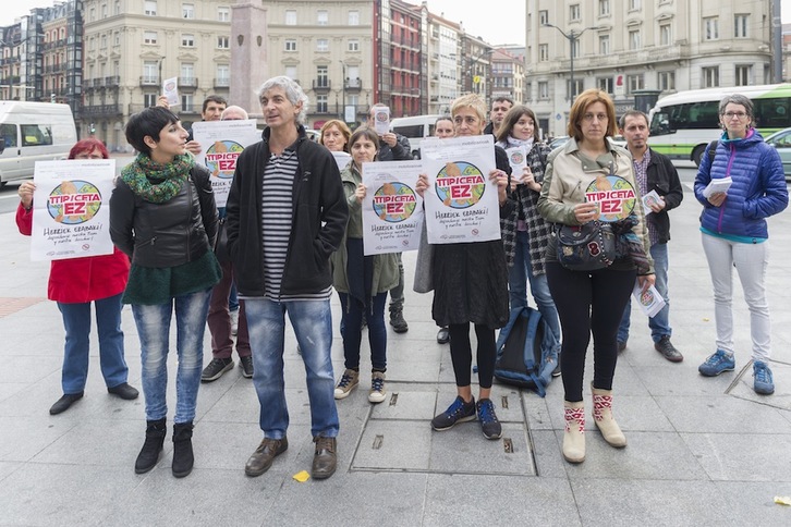 La Carta de Derechos Sociales ha llamado a movilizarse contra el TTIP y el CETA. (Juanan RUIZ / ARGAZKI PRESS)