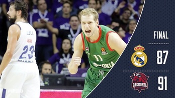 Blazic ha sido el brazo ejecutor del Baskonia en Madrid. (@Baskonia)