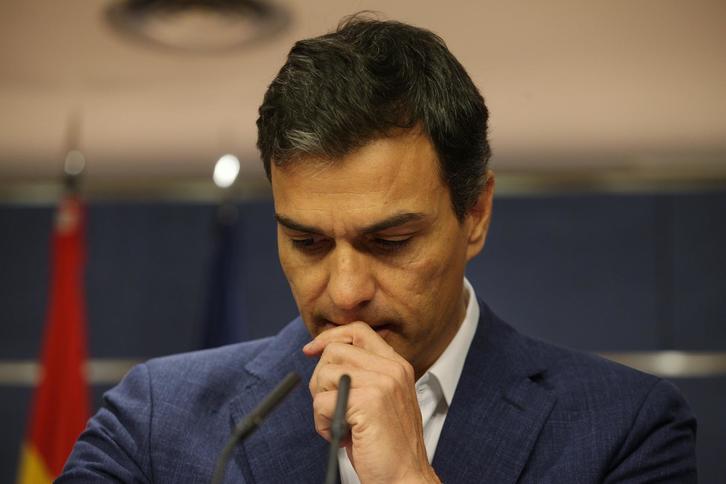 Pedro Sánchez ha renunciado a su acta de diputado. (J. DANAE/ARGAZKI PRESS)
