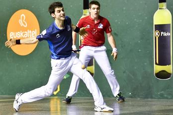 Aimar Olaizola izango du aurrean Altunak finalerdietan. (Juan Carlos RUIZ/ARGAZKI PRESS)