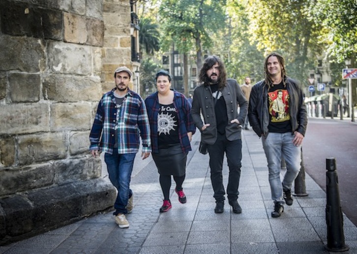 Zea Mays ha presentado ‘Harro’, su octavo álbum, en Kafe Antzokia, en Bilbo. (Marisol RAMÍREZ/ARGAZKI PRESS) 