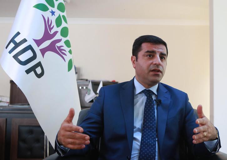 Selahattin Demirtas, en una imagen de archivo. (Adem ALTAN/AFP)