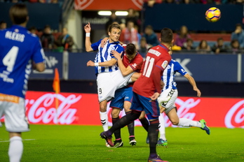 Alavesek Osasuna garaitu du Sadarren. (Iñigo URIZ / ARGAZKI PRESS)