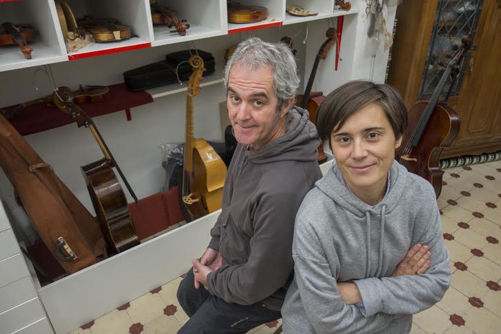 Andoni Tolosa eta Maite Arroitajauregi