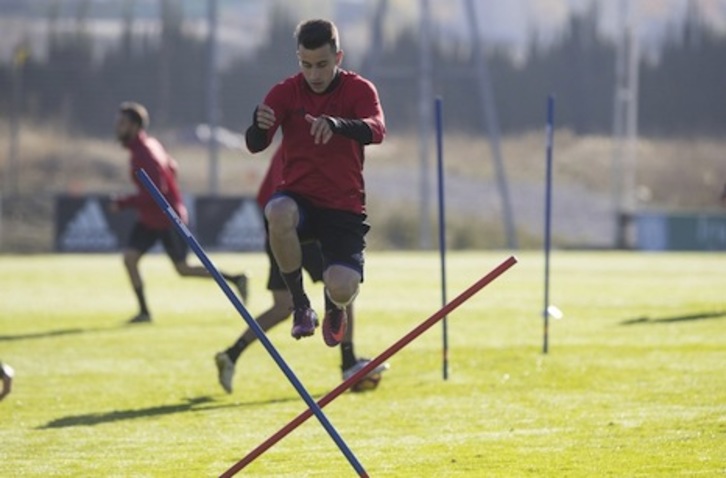 Berenguer se siente plenamente recuperado del golpe que sufrió en el encuentro ante Las Palmas. (OSASUNA)