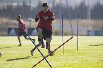 Berenguer volverá ajugar de extremo, su posición natural. (OSASUNA)