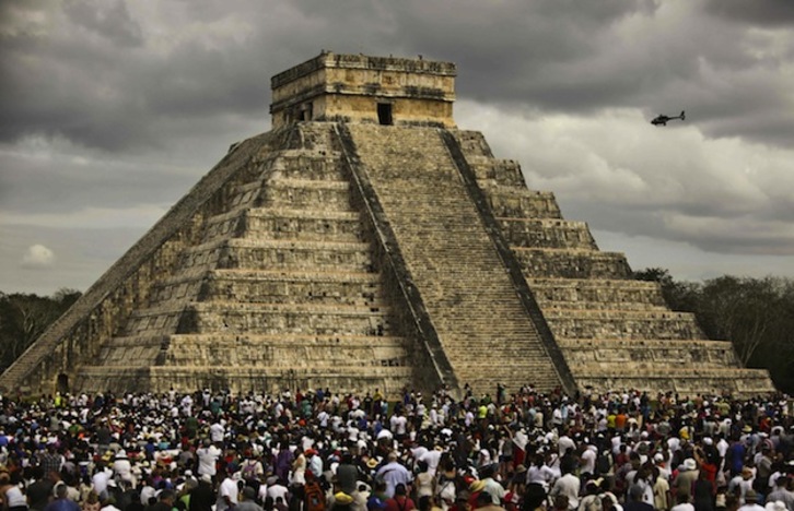 Pirámide de Chichen Itzá, en México. (Alejandro MEDINA / AFP)