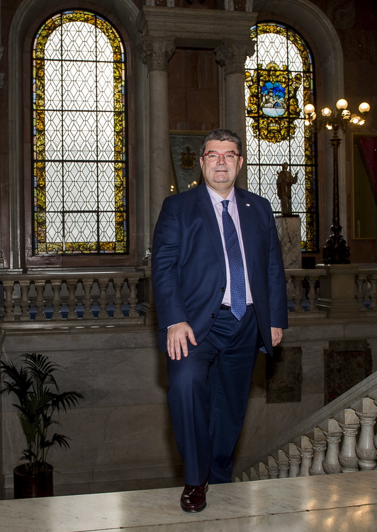 Juan María Aburto, alcalde de Bilbo. (Luis JAUREGIALTZO / ARGAZKI PRESS)