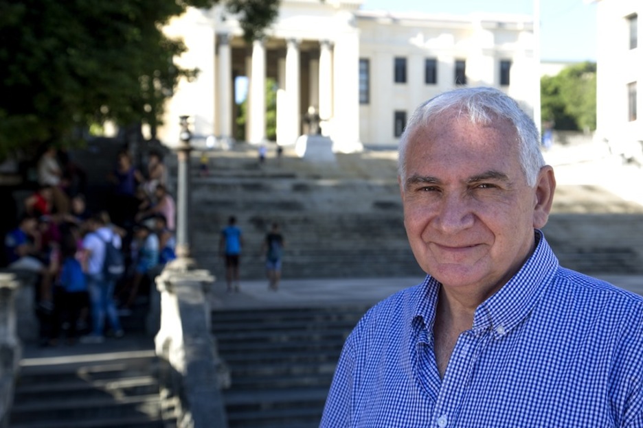 Joseba Sarrionandia, en La Habana. (Jose GOITIA)