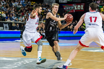 El Bilbao Basket ha frenado la mala racha de resultados. (Aritz LOIOLA/ARGAZKI PRESS)