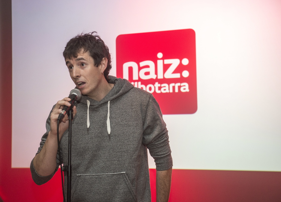 Manex Altuna, BILBOTARRA NAIZ-eko kazetaria. (Marisol RAMIREZ / ARGAZKI PRESS)