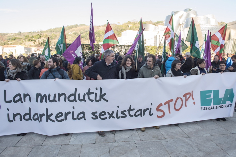 Concentración de ELA en Bilbo. (Monika DEL VALLE / ARGAZKI PRESS) 