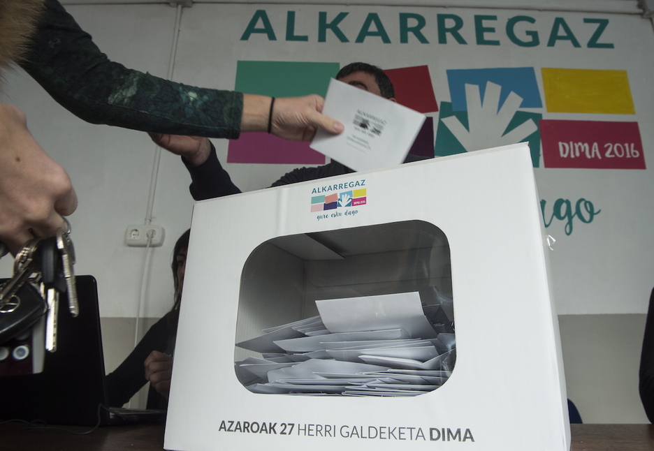 Dimako hautetsontzi bat. (Monika DEL VALLE | ARGAZKI PRESS)