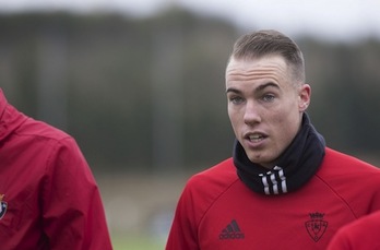 Clerc considera muy importante el partido de Copa ante el Granada para coger moral de cara al encuentro ante el Sporting. (OSASUNA)