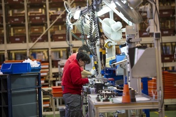 En la planta de Fagor de Garagartza se fabrican electrodomésticos de cocción, lavadoras y calderas. (Juan Carlos RUIZ/ARGAZKI PRESS)