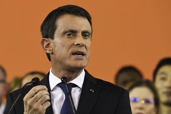 Manuel Valls ha anunciado su candidatura a las primarias del PS. (Bertrand GUAY / AFP)