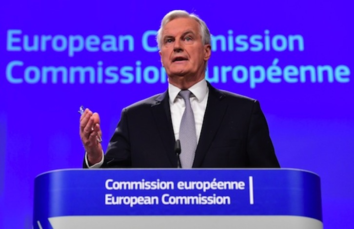 Michel Barnier, jefe negociador de la Comisión Europea para el ‘Brexit’. (Emmanuel DUNAND/AFP)