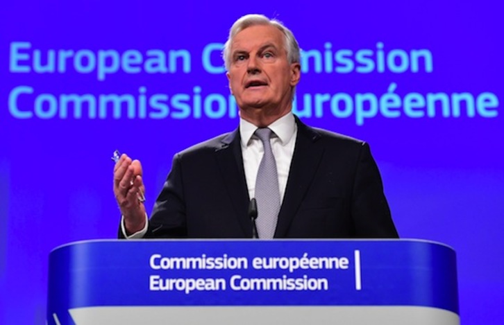 Michel Barnier, jefe negociador de la Comisión Europea para el ‘Brexit’, en una imagen de archivo. (Emmanuel DUNAND/AFP)