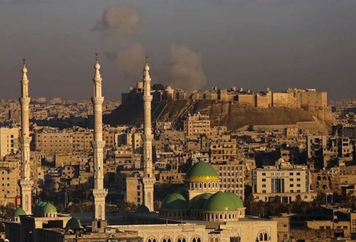 Imagen de archivo de una zona de Alepo bajo control gubernamental. (Youssef KARWASHAN/AFP)