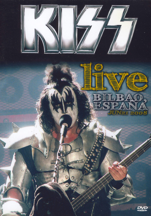 Portada del DVD de la actuación de Kiss en Bilbo.