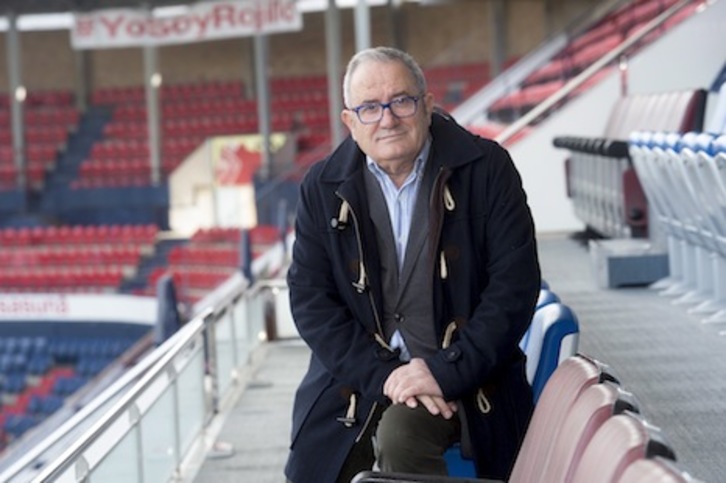 Sabalza solo reconoce como error de la directiva los entrenadores elegidos para la temporada. (Iñigo URIZ/ARGAZKI PRESS)