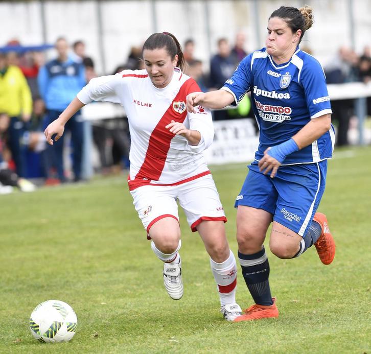 Porrot mingarria jasan du Oiartzunek Rayoren aurka. (Juan Carlos RUIZ/ARGAZKI PRESS)